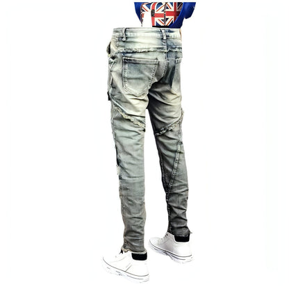 UrbanEase™ Jeans Rasgados Casuais