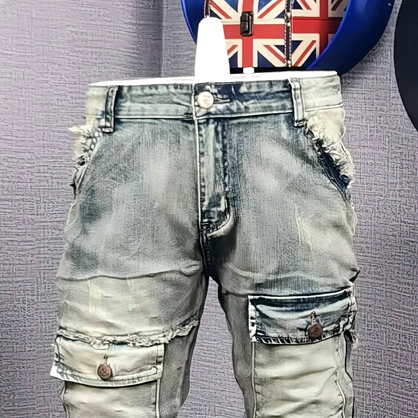 UrbanEase™ Jeans Rasgados Casuais