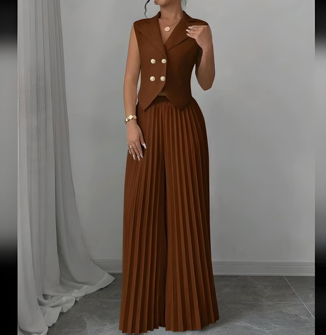 CityMuse Conjunto de Fato Sem Mangas – Haute Edition 25