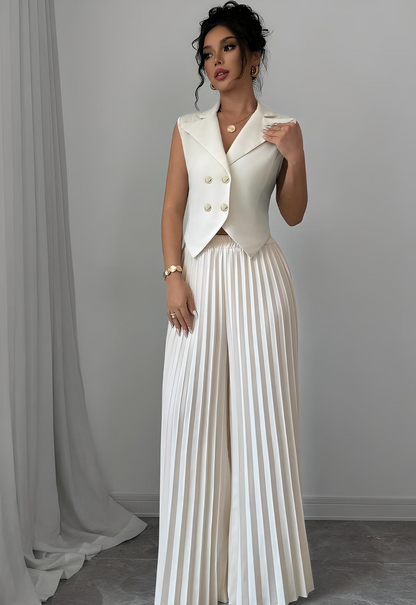 CityMuse Conjunto de Fato Sem Mangas – Haute Edition 25