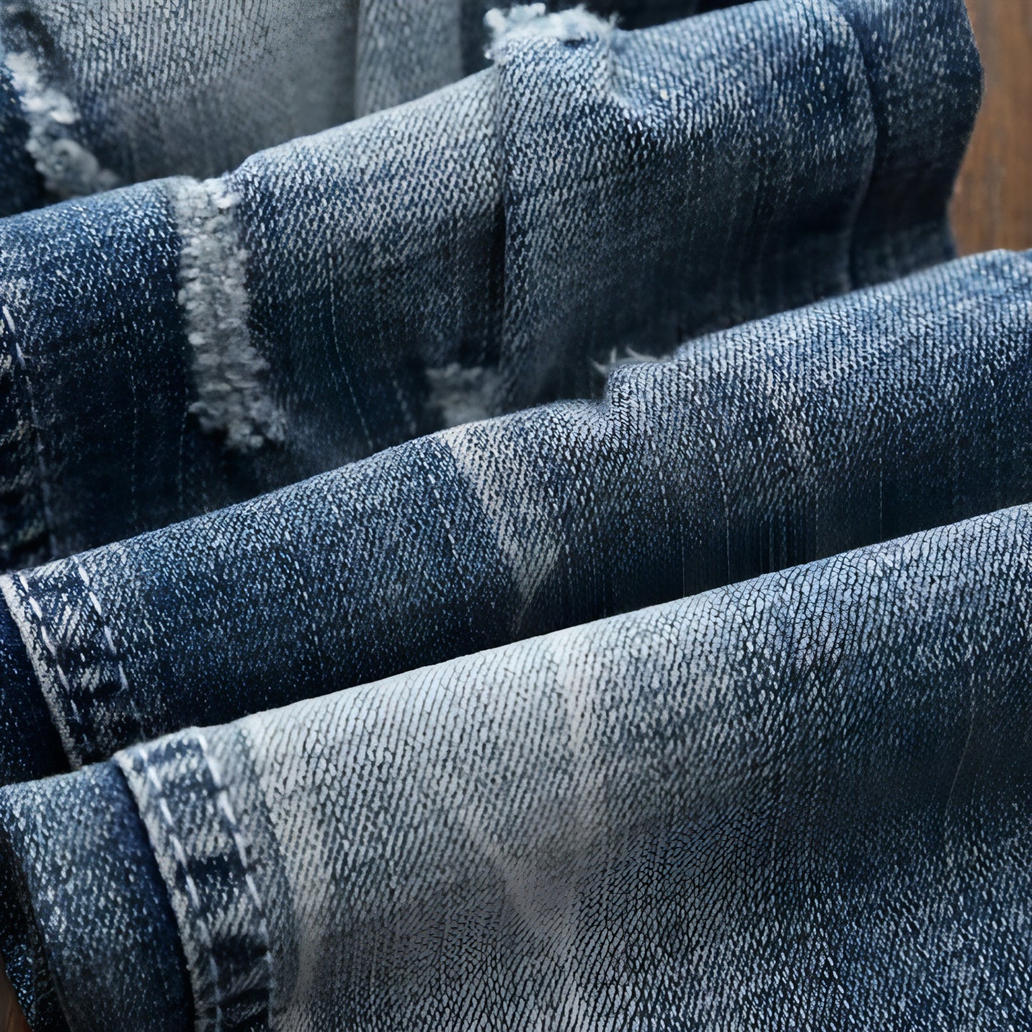 Jeans Rasgados de Cor Clara para Homem – Corte Slim Desgastado