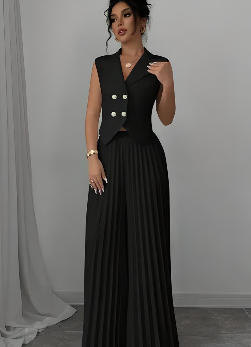 CityMuse Conjunto de Fato Sem Mangas – Haute Edition 25